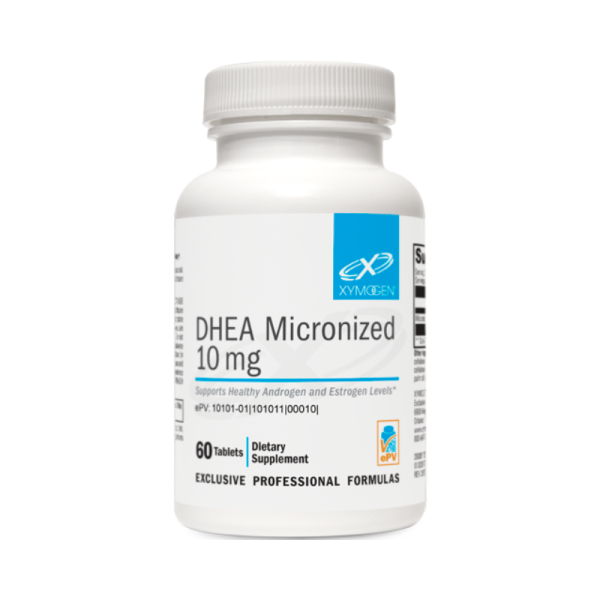 DHEA Micronized 10mg 60-tablet bottle